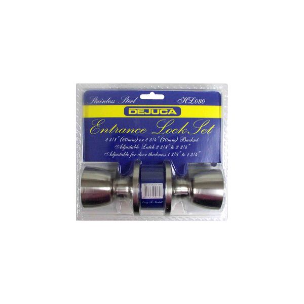 Dejuca - Entrance Lockset - Stainless Steel