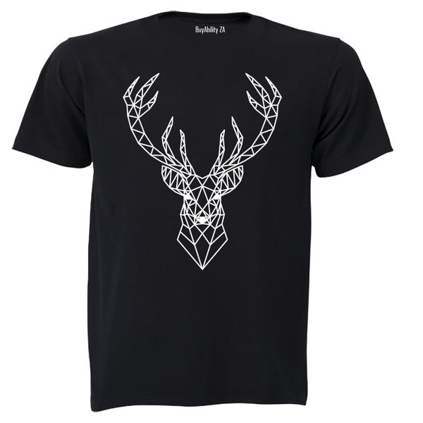 Reindeer Stencil - Christmas - Adults - T-Shirt