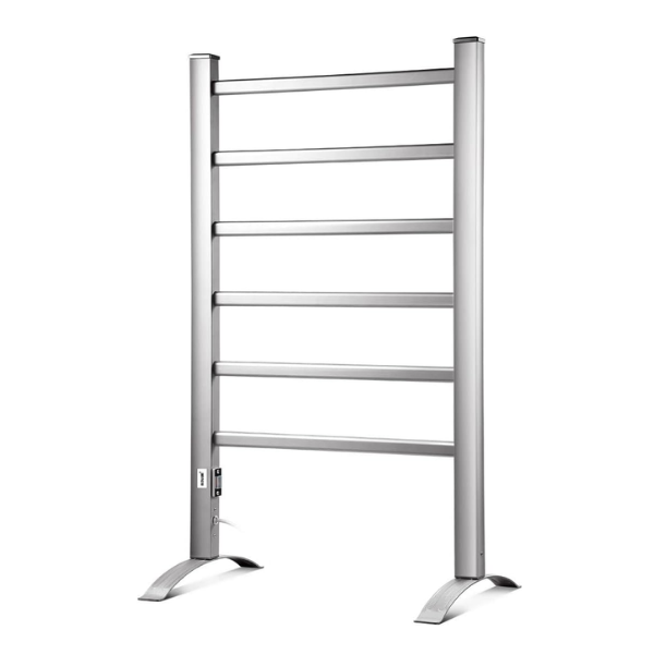 Aluminium 6-Bar Electric Towel Warmer Rack