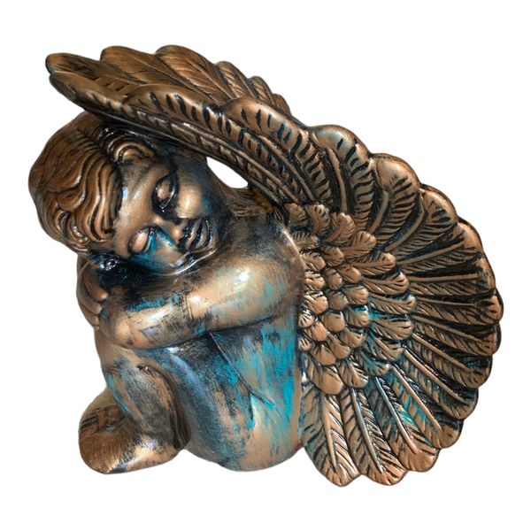 Home Decor Ornament 28x21x23cm Sitting Angel