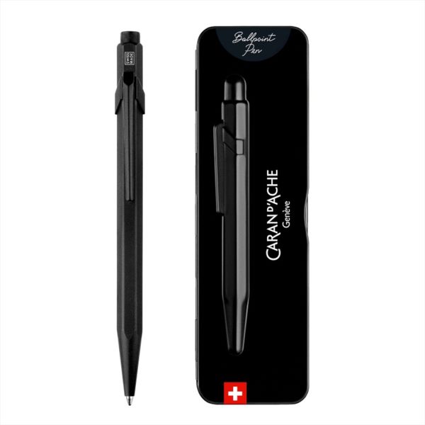 Caran D'Ache 849 BLACK CODE ballpoint pen