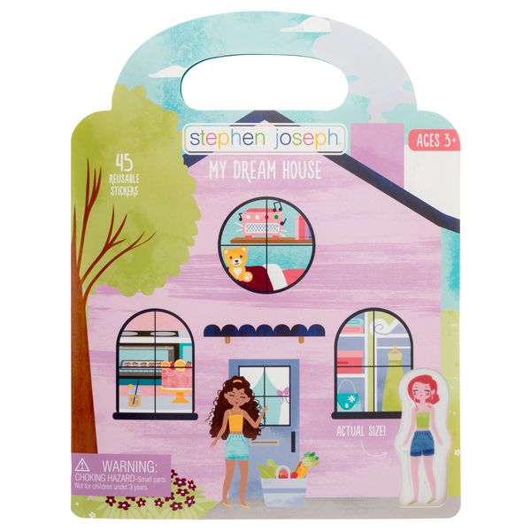 Stephen Joseph Reusable Sticker Book Dream House