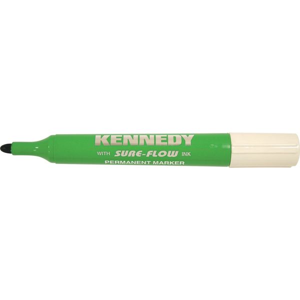 Green Permanent Marker Pen Pack Of 10 image