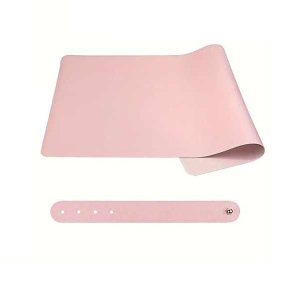 Leather nail pad, 60 x 30cm solid color waterproof