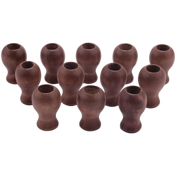 12 Pack Window Blind Wood Cord Pull End For Blinds Or Shades White