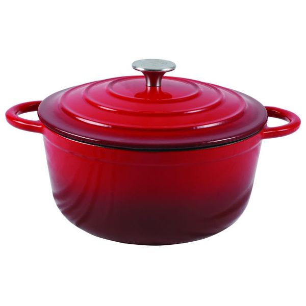 Enamel Red Casserole Pot 3.5L 160/021