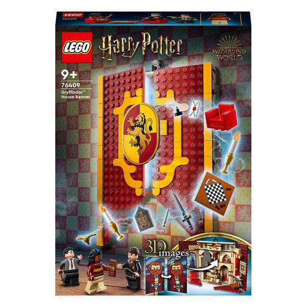 LEGO® Harry Potter™ Gryffindor™ House Banner 76409 Building Toy Set (285 Pieces)