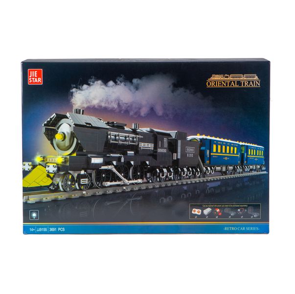 Jie Star Radio Control Oriental Express Train (3691 Pieces) 167cm Long