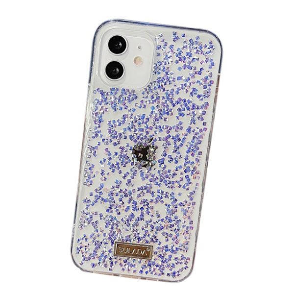 Transparent Liquid Crystal Glitter Case Cover Compatible with iPhone 13