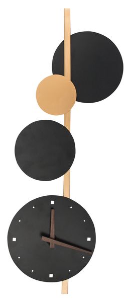 Contemporary Matt Black and Gold 12 Watt LED Wall Light - WB399 LED