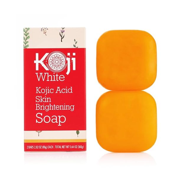 Koji White -Kojic Acid Brightening Soap - 2 x 80g | 5% Pure Kojic Acid