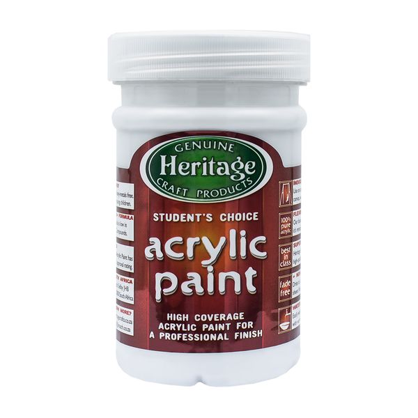 Heritage Pure Acrylic Paint 250ml - Polar Ice