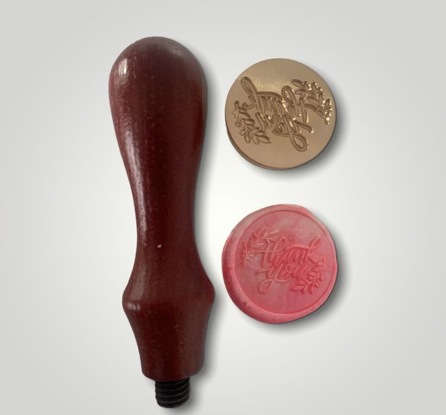 Thank You Leaf Wax Seal Stamp