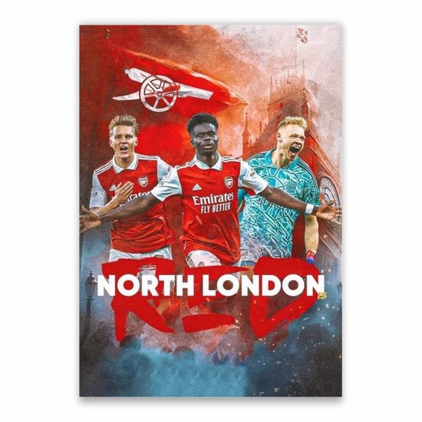North London Arsenal Poster - A1