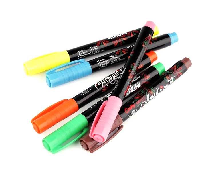Acrylic Paint Markers 6 Pieces Shop Today. Get it Tomorrow