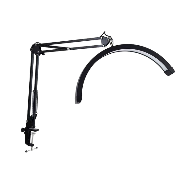 Half LED Moon 16-Inch Bedside Nail Eyelash Content Desk Lamp With Stand