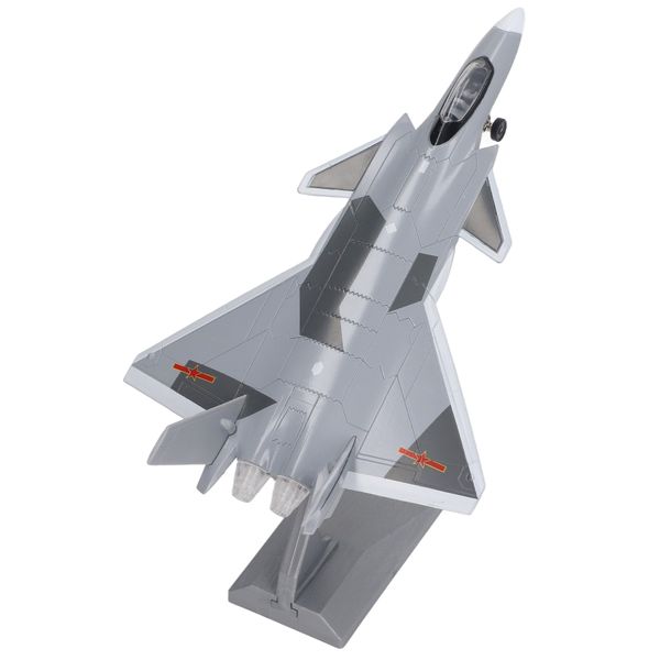 Pull Back Fighter Aircraft Toy Children Diecast Airplane Model Toy Gray