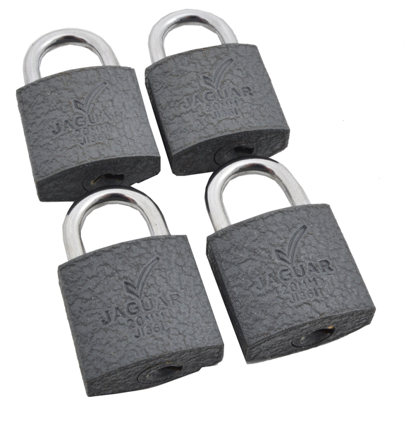 Sanlic Jaguar 20mm Iron Keyed Alike 4pack Padlock
