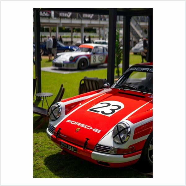 Vintage Porsche Race Car - A1 Poster