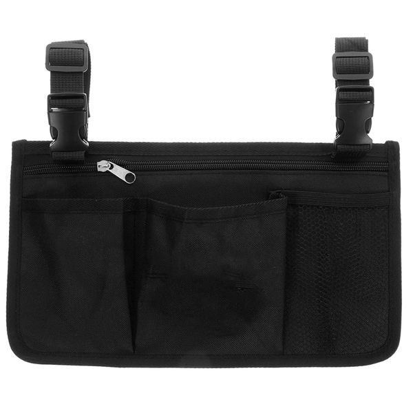 Wheelchair Storage Bag, Multifunctional Storage Bag With Cup Holder
