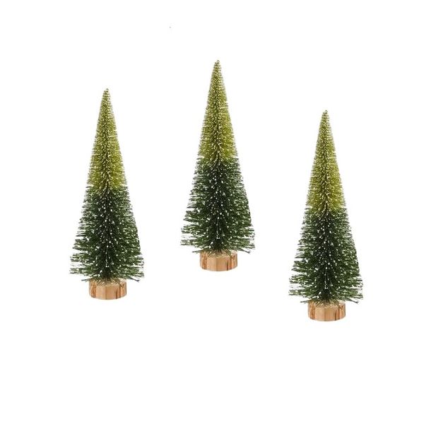 Christmas Tree Table Decorations - 3 Piece