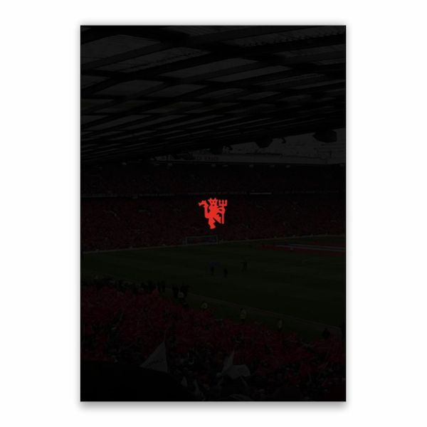 Man United Red Devil Emblem Poster - A1