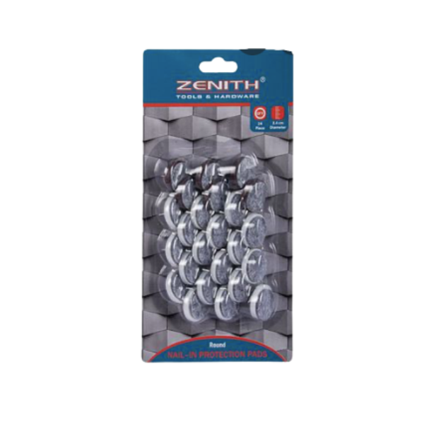 Zenith- Round Nail-In Skid Protectors 24mm x1