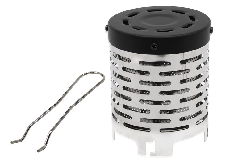 LMA Stainless Steel Heating &amp; Cooking Attachment with Tongs