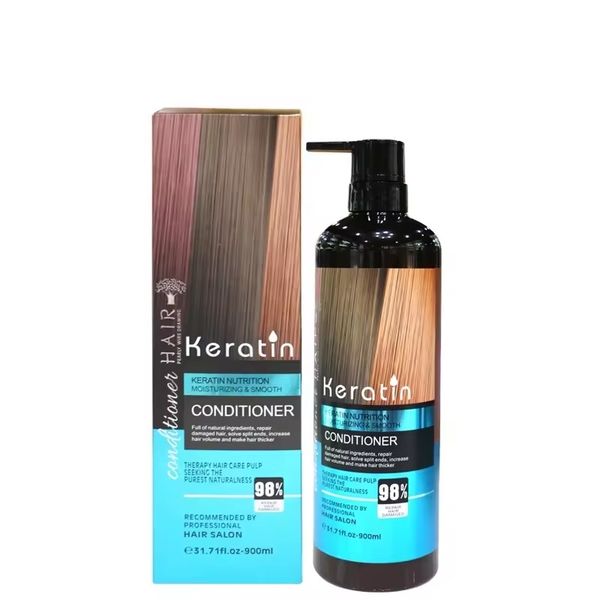 900ML Refreshing Nourishing Keratin Treatment Conditioner For Damaged Hair
