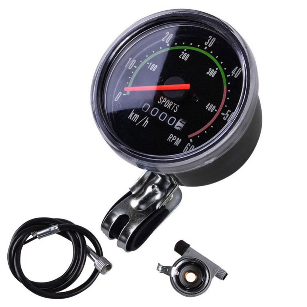 Waterproof Bicycle Speedometer Analog Mechanical Odometer