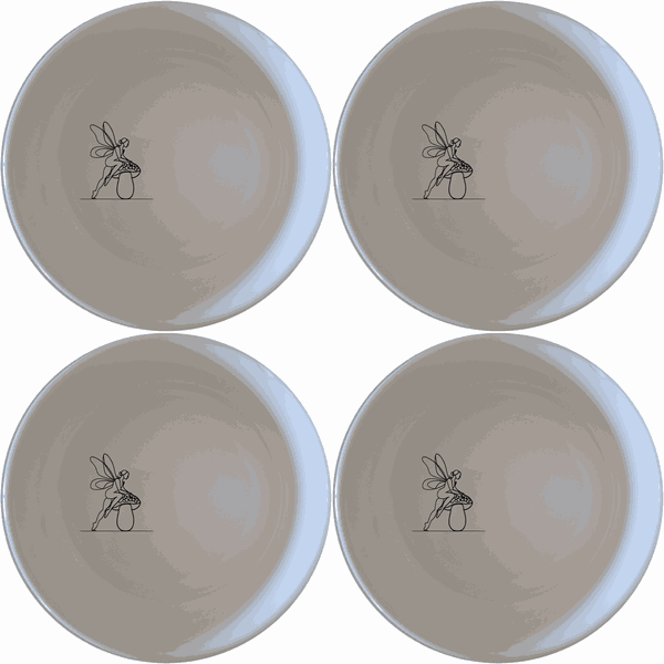 Delicate Fairy Toadstool Bowl Set of 4 - Range 1