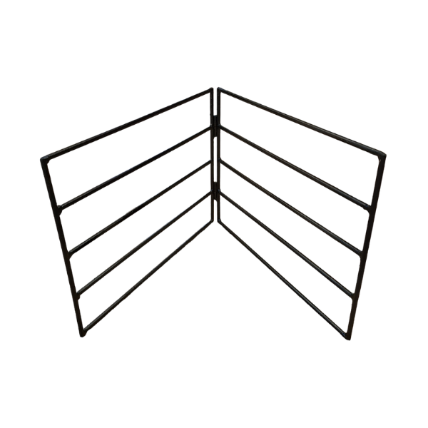 Foldable Steel Braai Grid Stand - Black