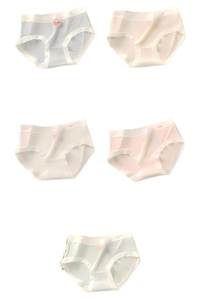 7A Antibacterial Seamless Underpantsr -5 Pack Mid-Waist Soft Stretch Briefs