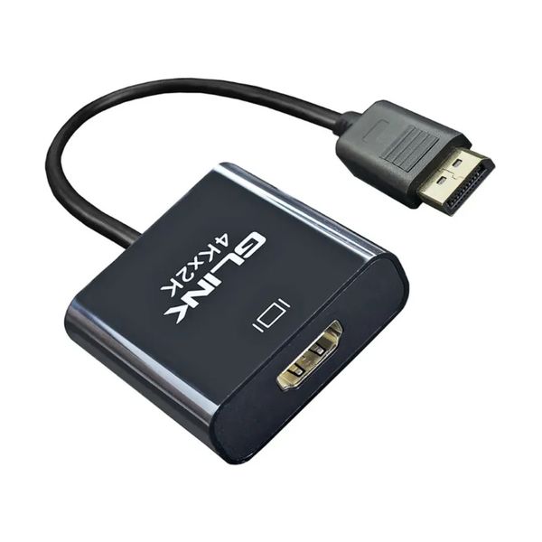 DW Glink DIisplay Port To Hdmi Adapter - Black - GL-020