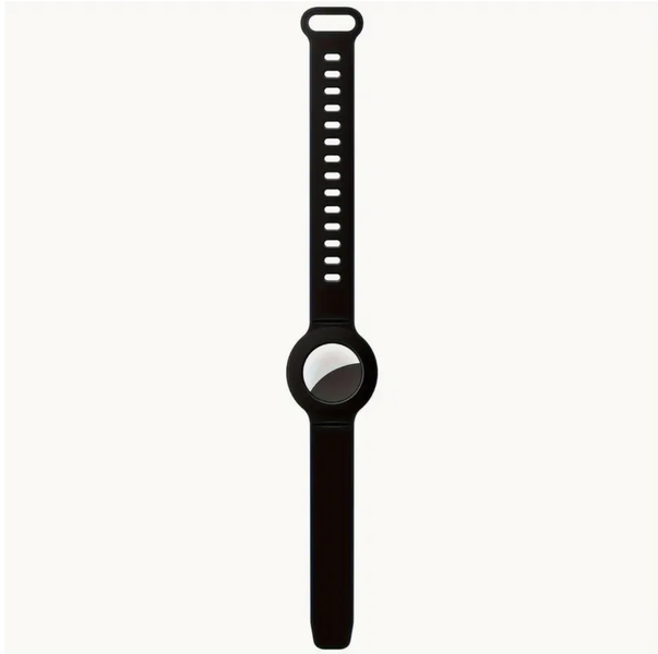 AirTag Bracelet Strap - Silicone Waterproof Solid Color Band