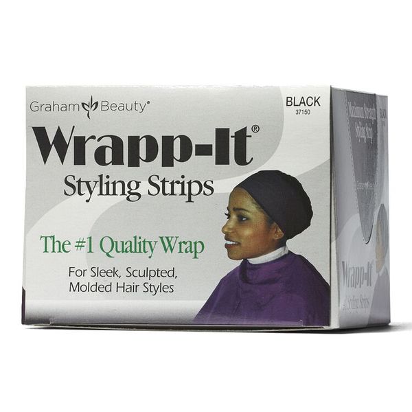 Wrapp-It Black Styling Strips pack of 10