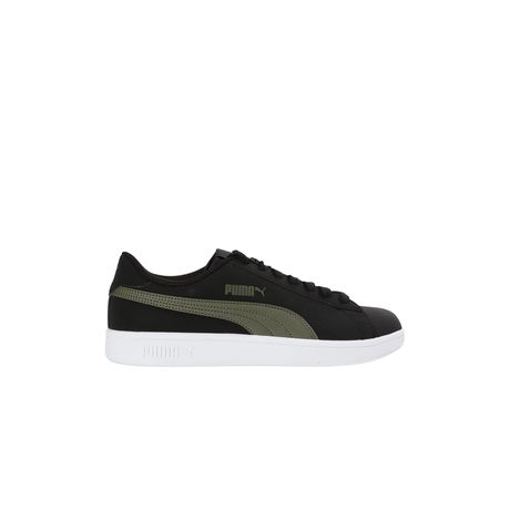 puma smash v2 black white