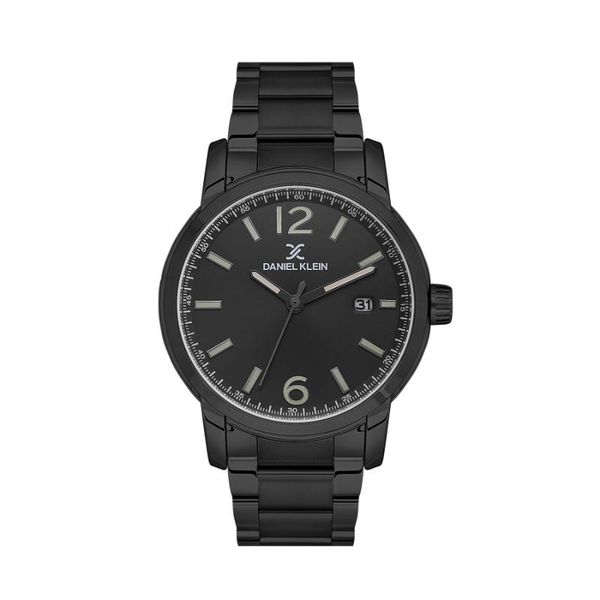 Daniel Klein-Mens Black Stainless steel Strap Watch-DK113797-6