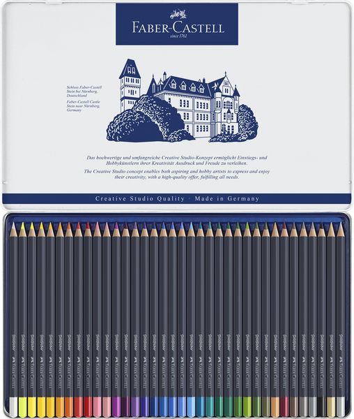 Faber-Castell Goldfaber Colour Pencils - Tin 36