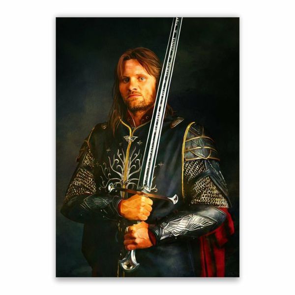 Aragorn The King Poster - A1