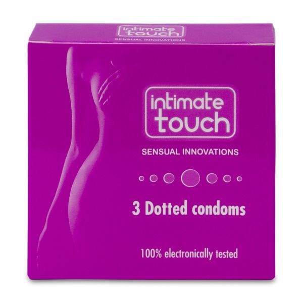 Intimate Touch - Condoms - Dotted - 2 Pack - 6 Condoms