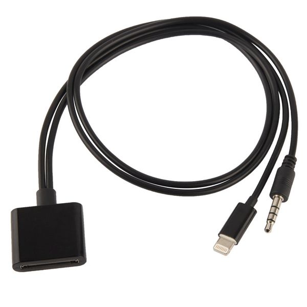 2 in 1 30 Pin Female to 8 Pin + 3.5mm Audio Cable Converter iOS10 &amp; Above
