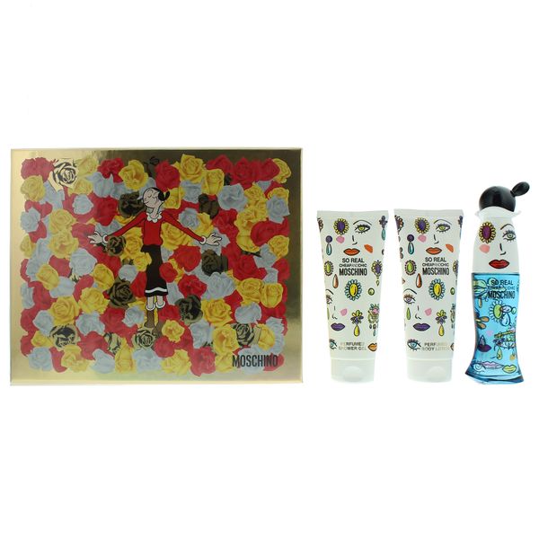 Moschino Cheap And Chic So Real Eau de Toilette 3 Piece Gift Set (Parallel Import)