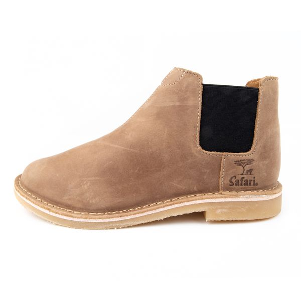 Bata Mens Safari Chelsea Canopy Boot - Taupe