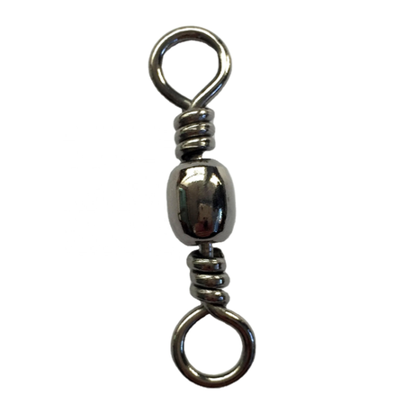 Fishing Rolling Barrel Swivel with Solid Ring - Size 10 (1000pcs