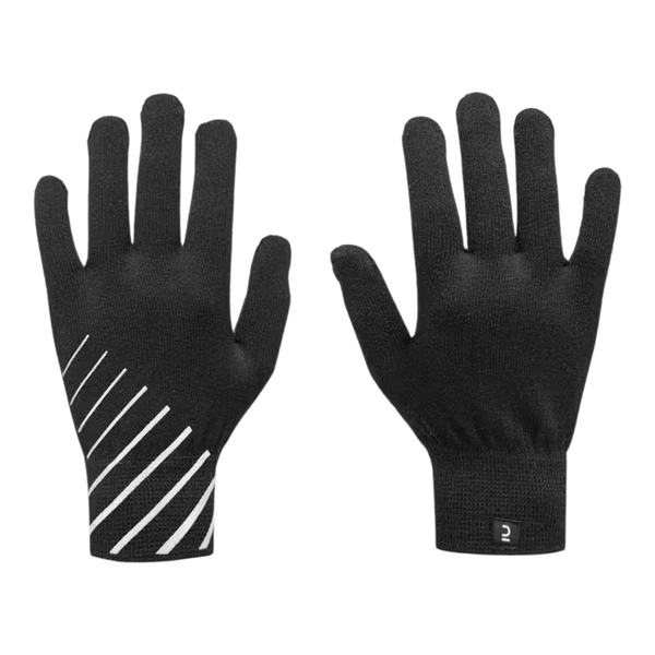 Kiprun Children's Running Gloves - Kiprun Warm Black