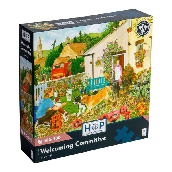 House of Puzzles - Welcoming Committee - XL Pieces - 500 Piece Puzzle
