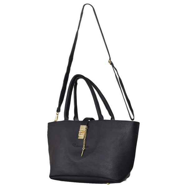 Urban Muse Metro Floppy Tote [Black &amp; Gold]