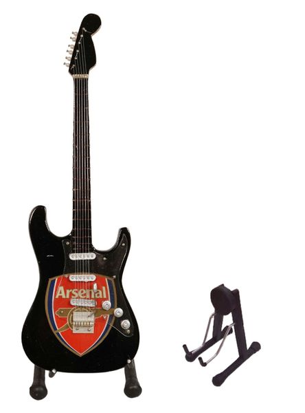 Ornamental Mini Wooden Guitar (Arsenal) 7xm x 24cm
