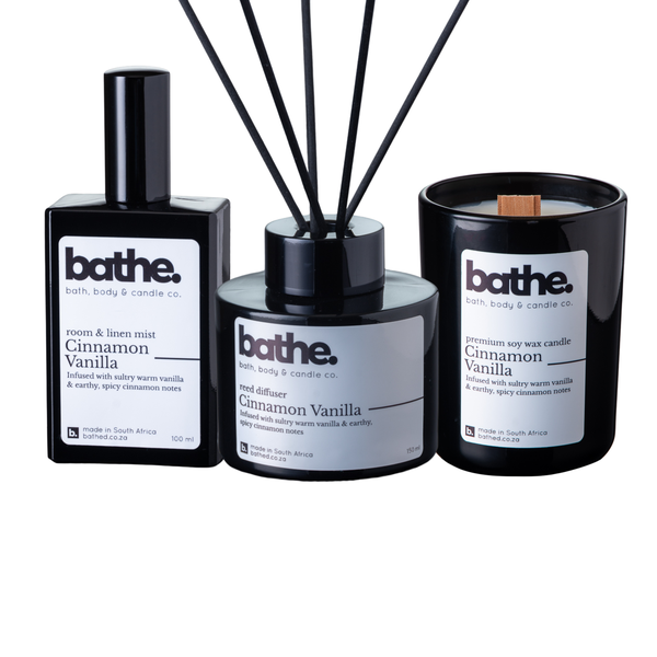 Cinnamon Vanilla Home Fragrance Set